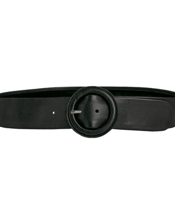 Skye Leather Belt Black