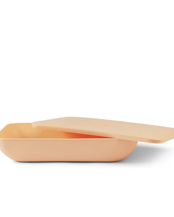 Put a lid on it - Serving Platter With Lid Peach