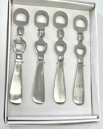 Equestrian Spreaders Set of 4 Silver