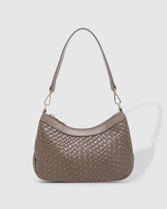 Lucia Bag Chocolate Weave