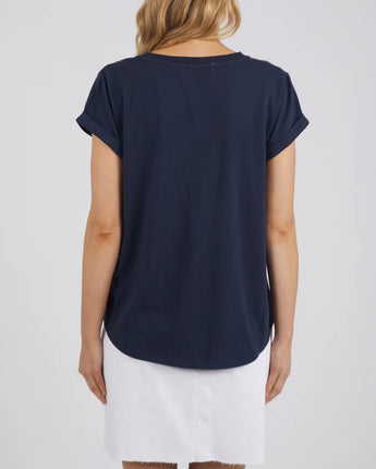 Manly Vee Tee Navy