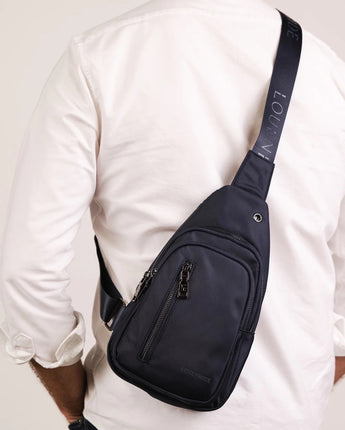 Boyd Nylon Sling Bag Navy