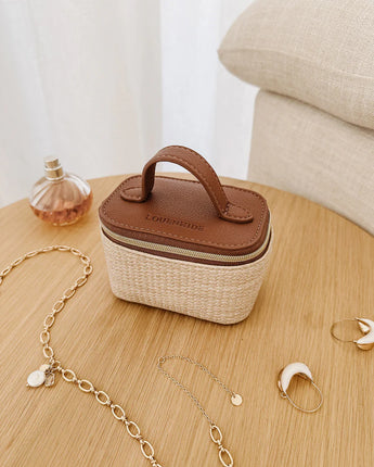 Trudy Jewellery Case Tan