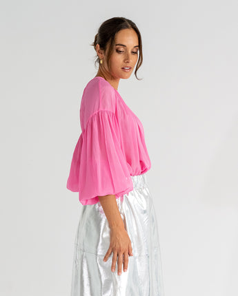 Laurent Blouse Orchid Pink