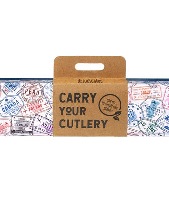 Cutlery Set Passport Stamps