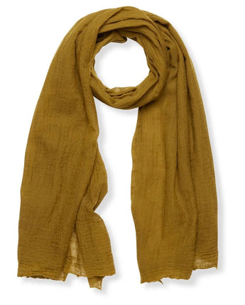 Flick Merino Scarf Mustard