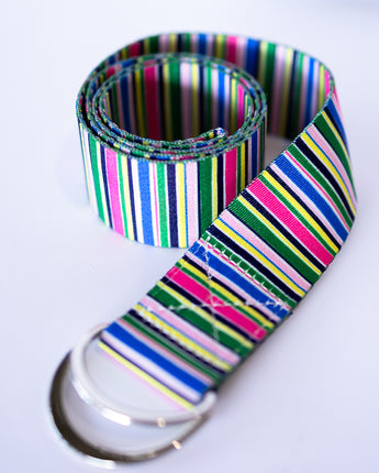 CLEARANCE - Bec Fing Designs Belt Rugby Stripe