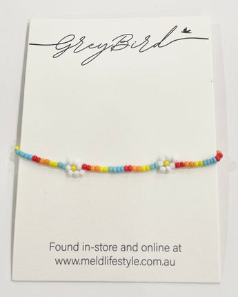 Greybird Lei Bead Necklace