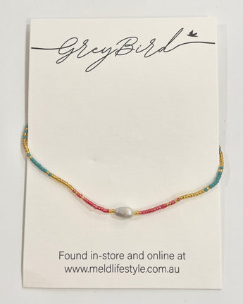 Greybird Pearl Bead Necklace