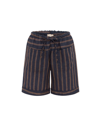 Morgan Shorts Chestnut Stripe