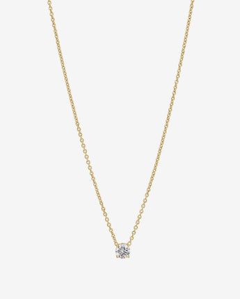 Allegra Clear Necklace Gold