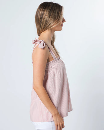 Phoebe Top Blushing Stripe