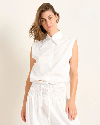 Crop Shirt Ivory