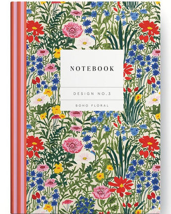 Boho Floral Hardback Notebook A5