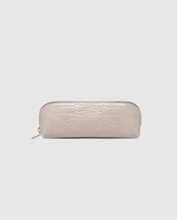 Jayne Cosmetic Bag Croc Putty