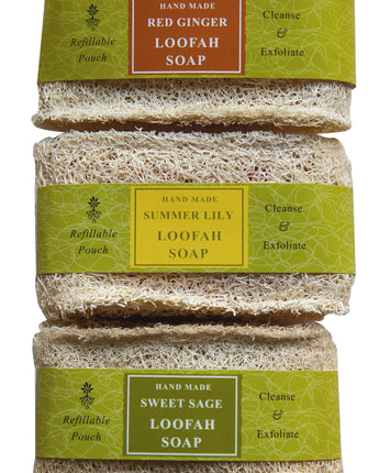 Loofah Soap Red Ginger