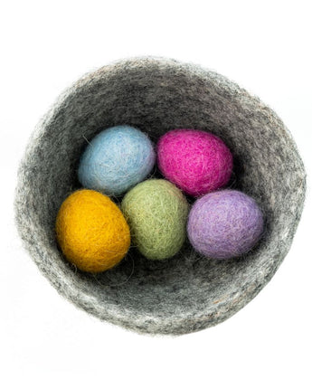 Felted Nest Of Eggs