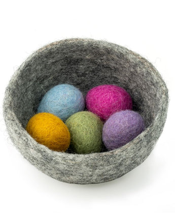 Felted Nest Of Eggs