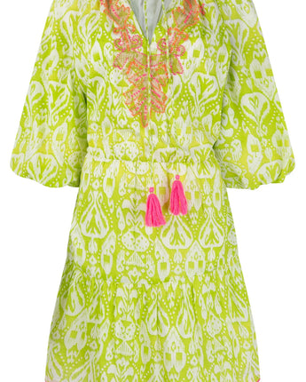 Place du Soleil Dress Lime