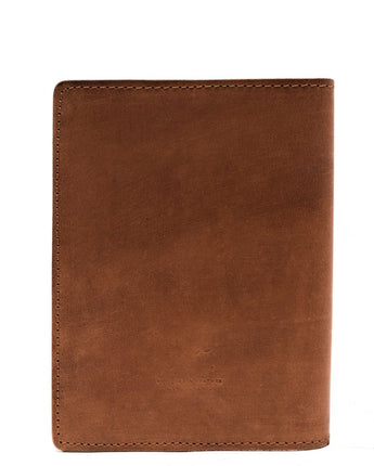 Tan Leather Notebook Jacket A6